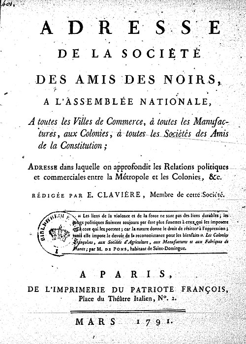 Société des Amis des Noirs